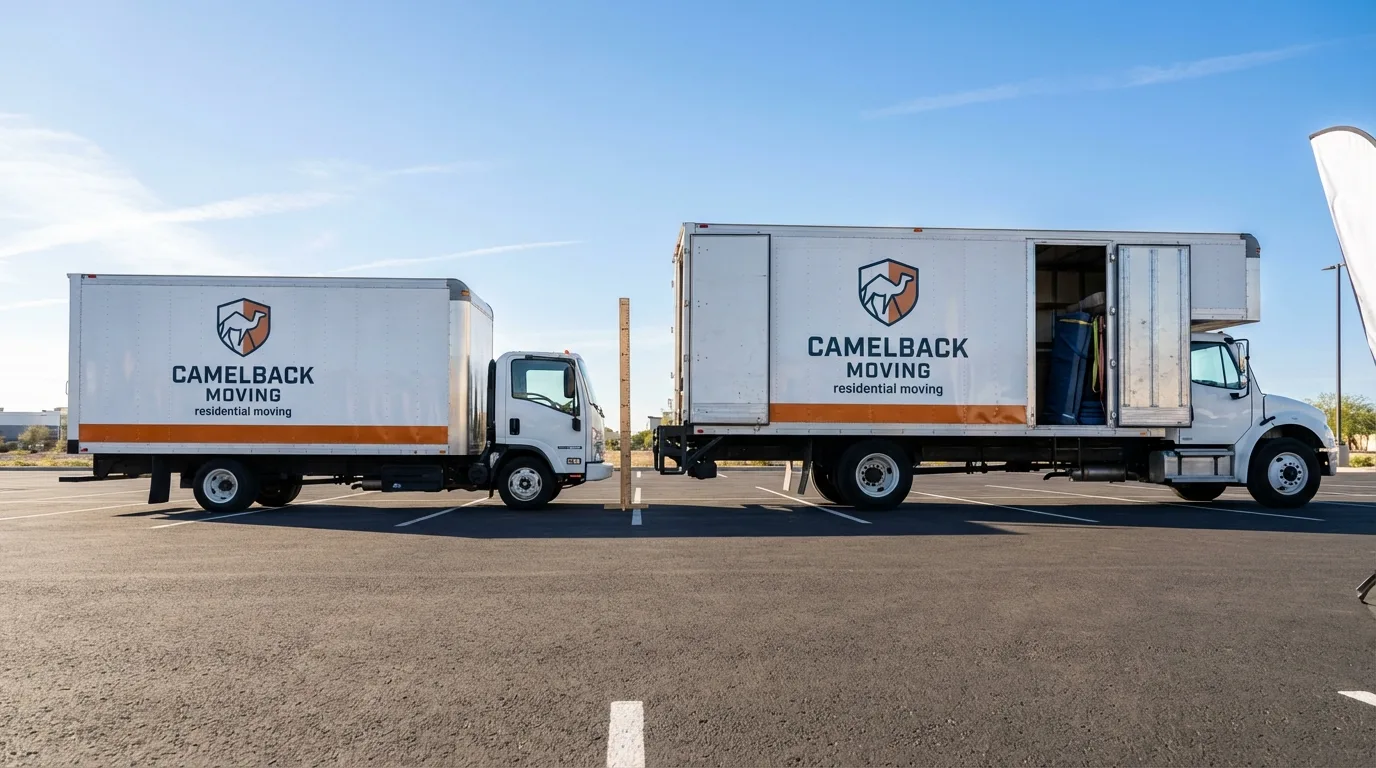 Moving truck size capacity guide in Madison Heights